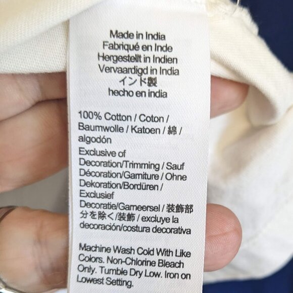 J. Crew Square Neck Embroidered Eyelet 100 % Cotton Blouse - Picture 4 of 4